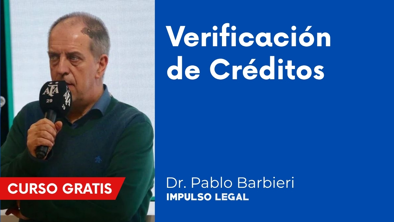 Verificación de Créditos – Dr. Pablo Barbieri
